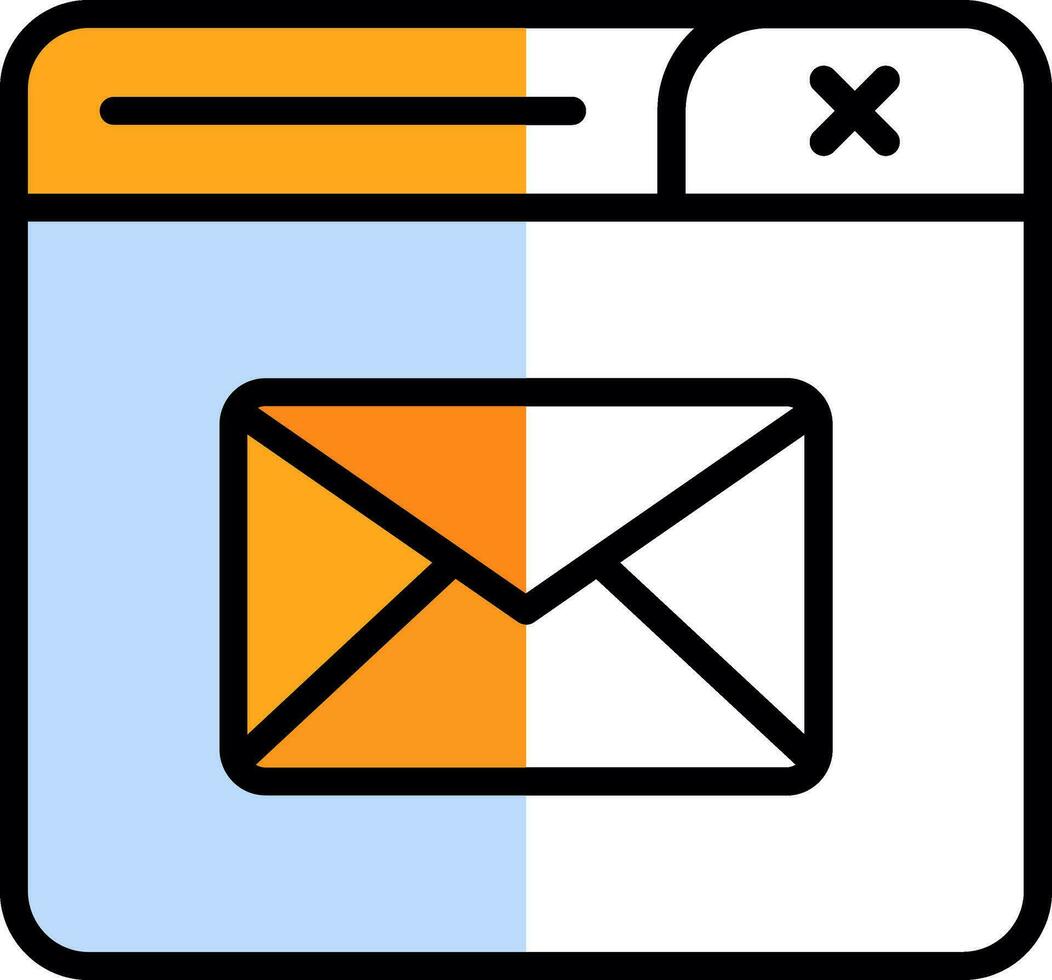 Contact Mail Vector Icon Design