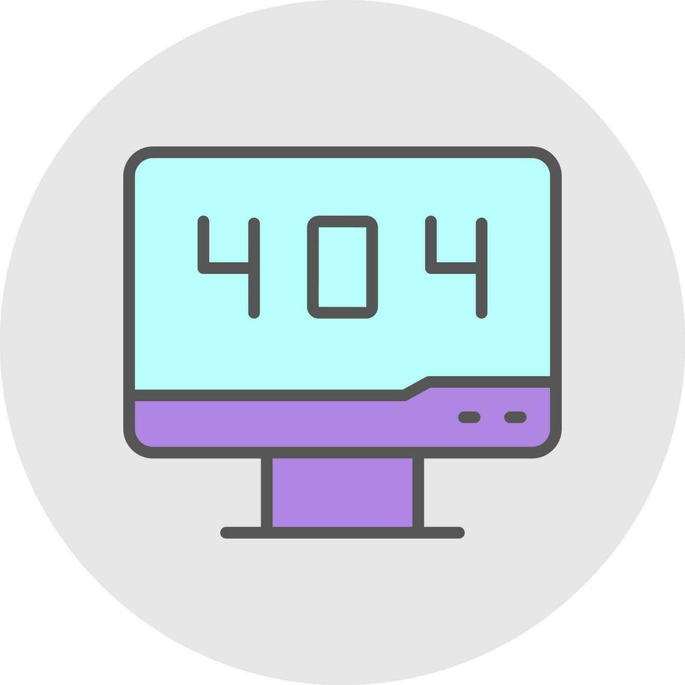 404 Vector Icon Design