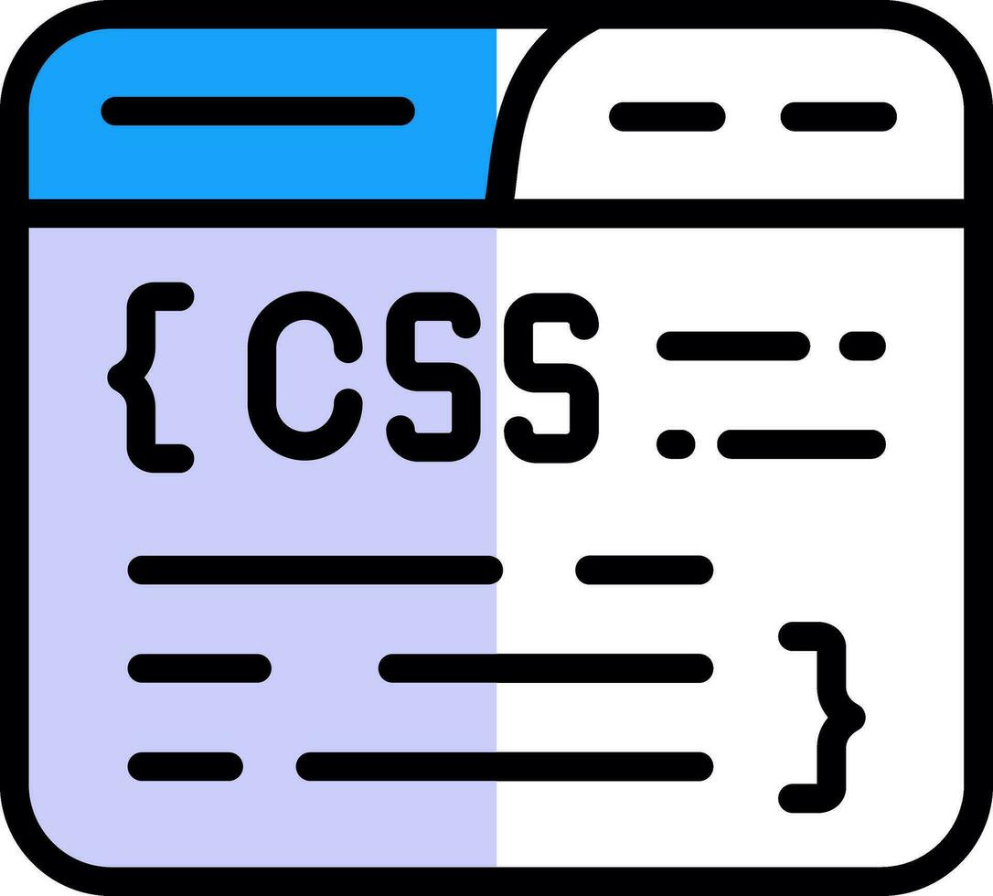 Css Coding Vector Icon Design