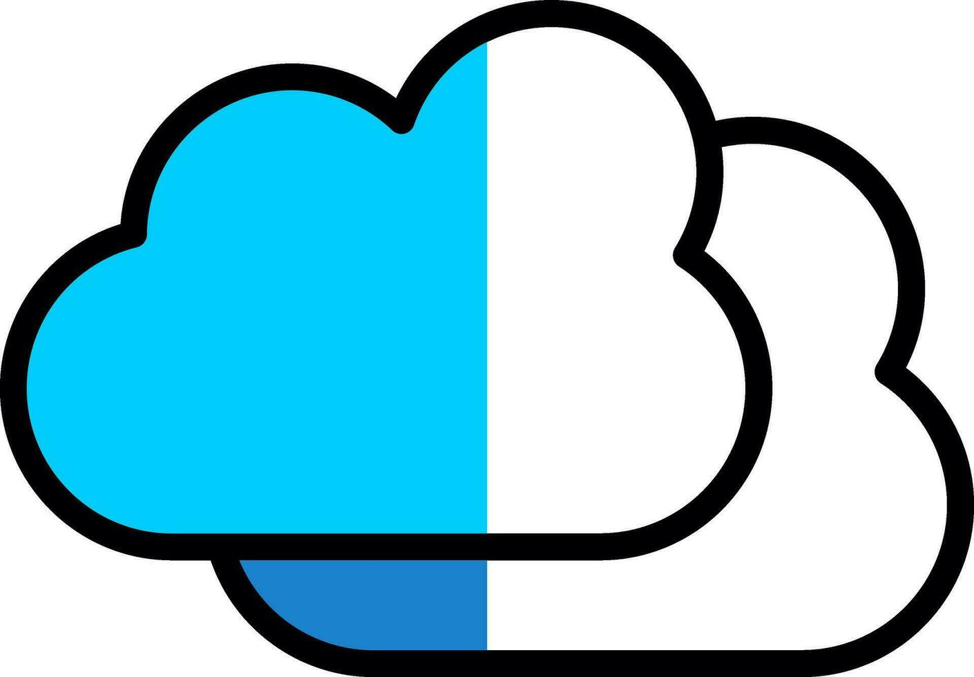Cloud Vector Icon Design