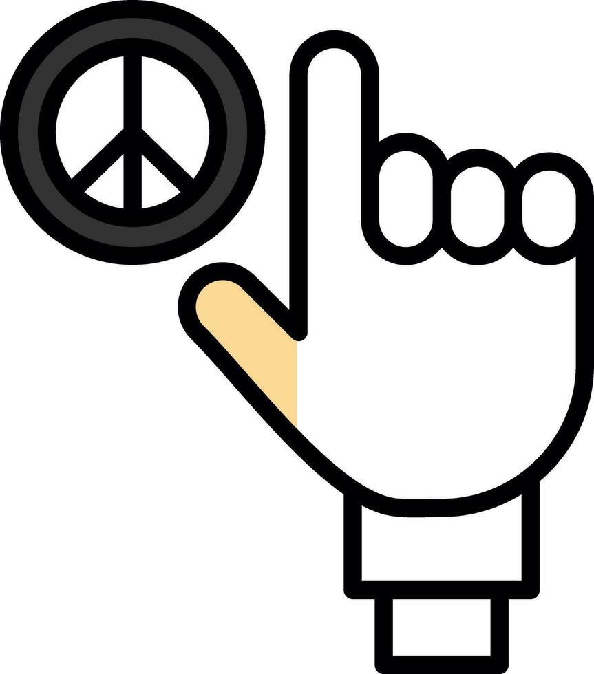 Peace Vector Icon Design