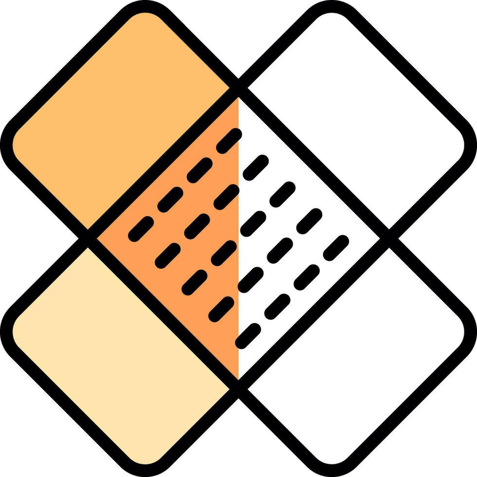 Bandaged Vector Icon Design