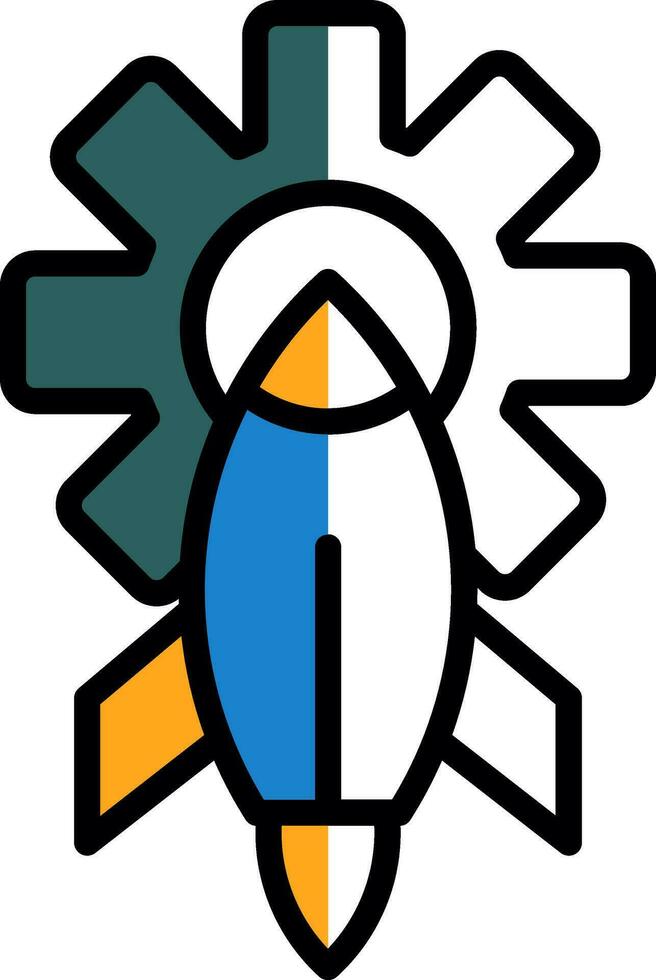 Rocket Vector Icon Design