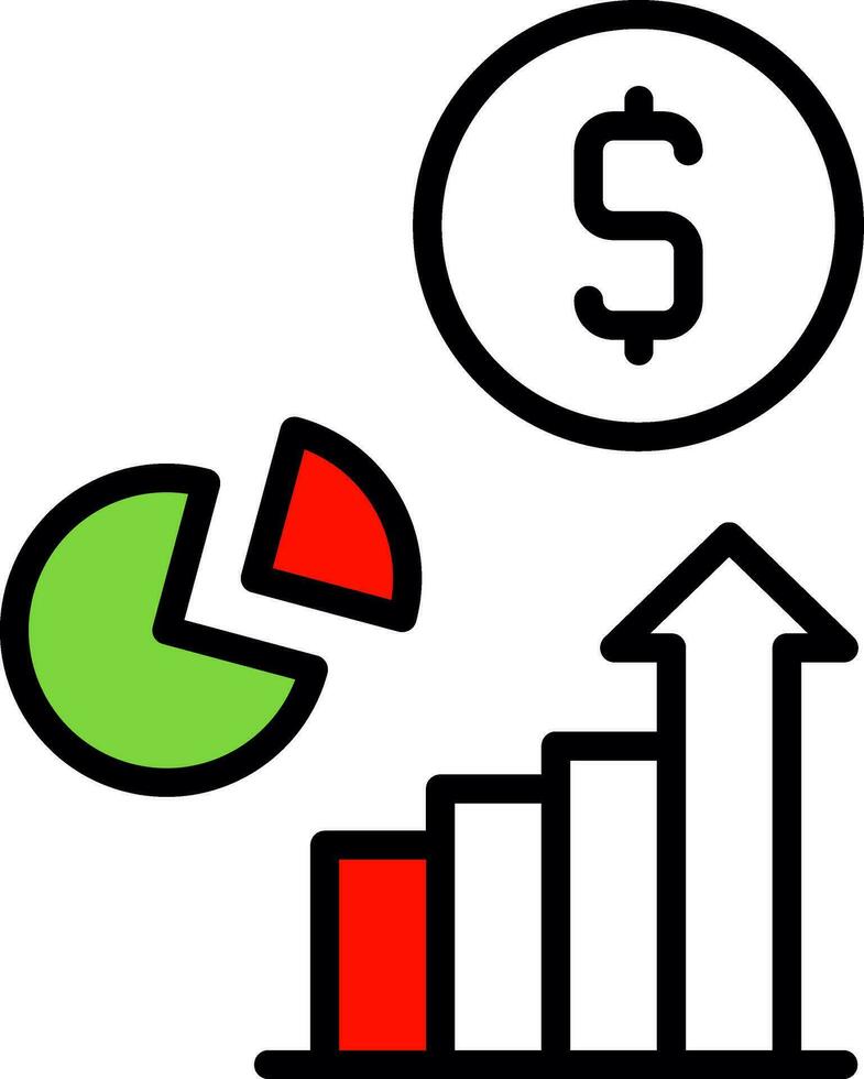 business growth Vector Icon Design