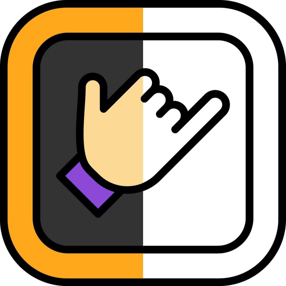 Little Finger Vector Icon Design