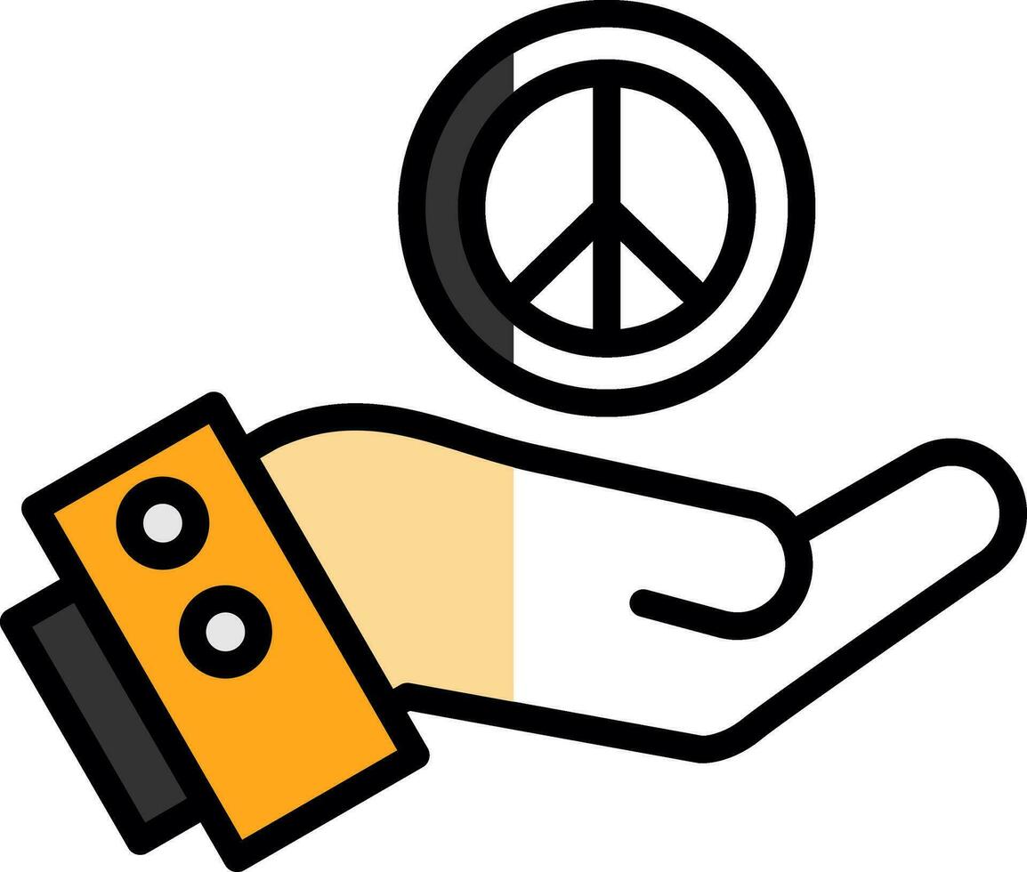 Peace Vector Icon Design