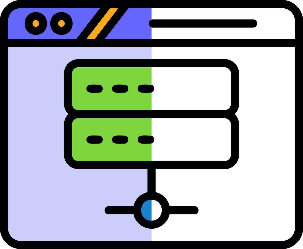 Server Vector Icon Design