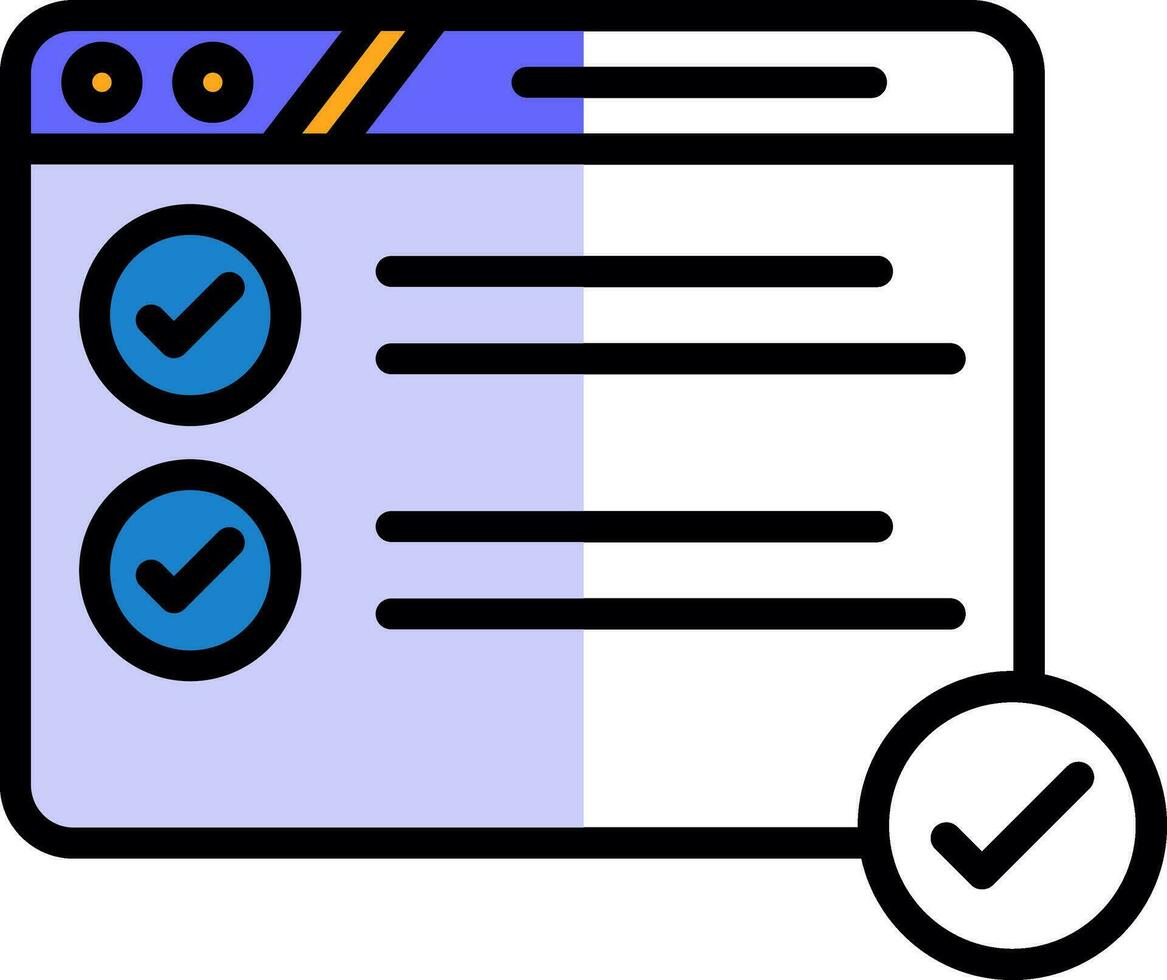 Checklist Vector Icon Design