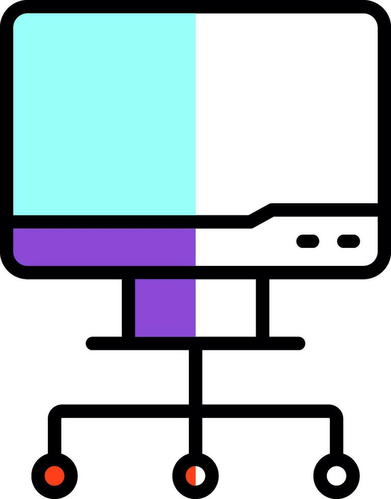 diseño de icono de vector de computadora