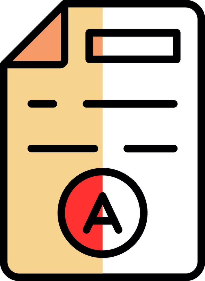 diseño de icono de vector de examen