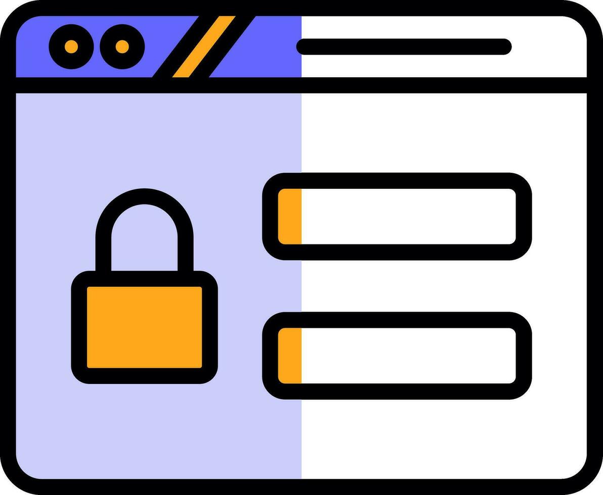 Password Vector Icon Design