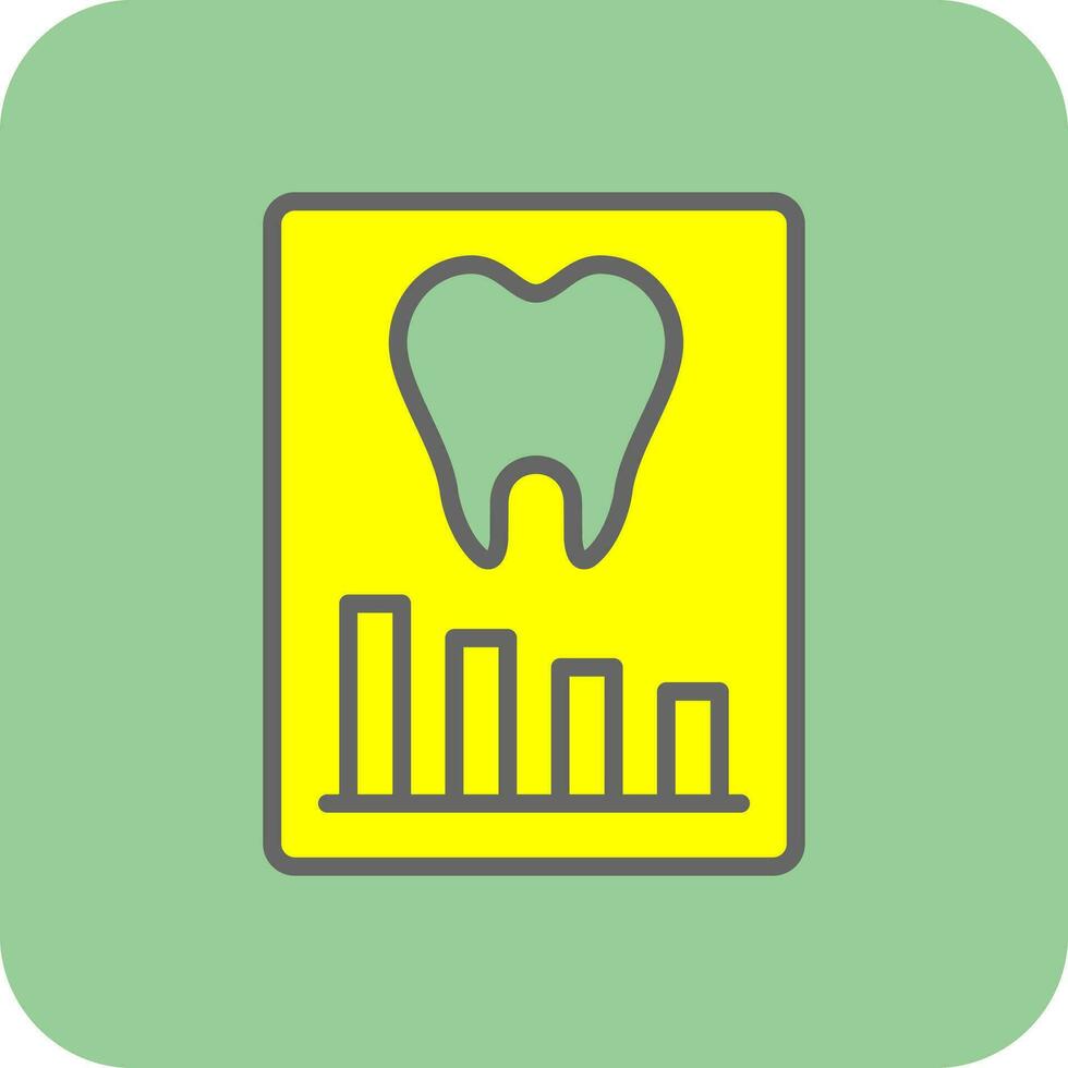 Dental Record Vector Icon Design
