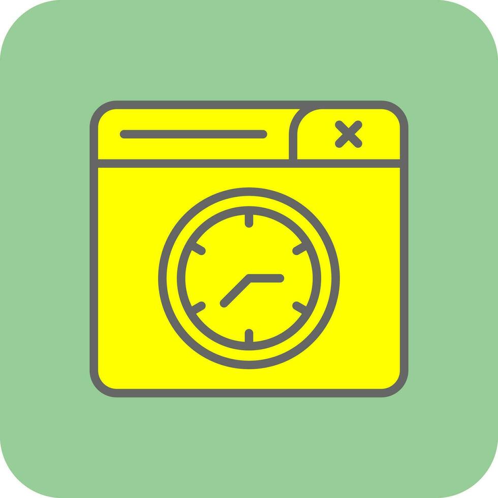 diseño de icono de vector de reloj