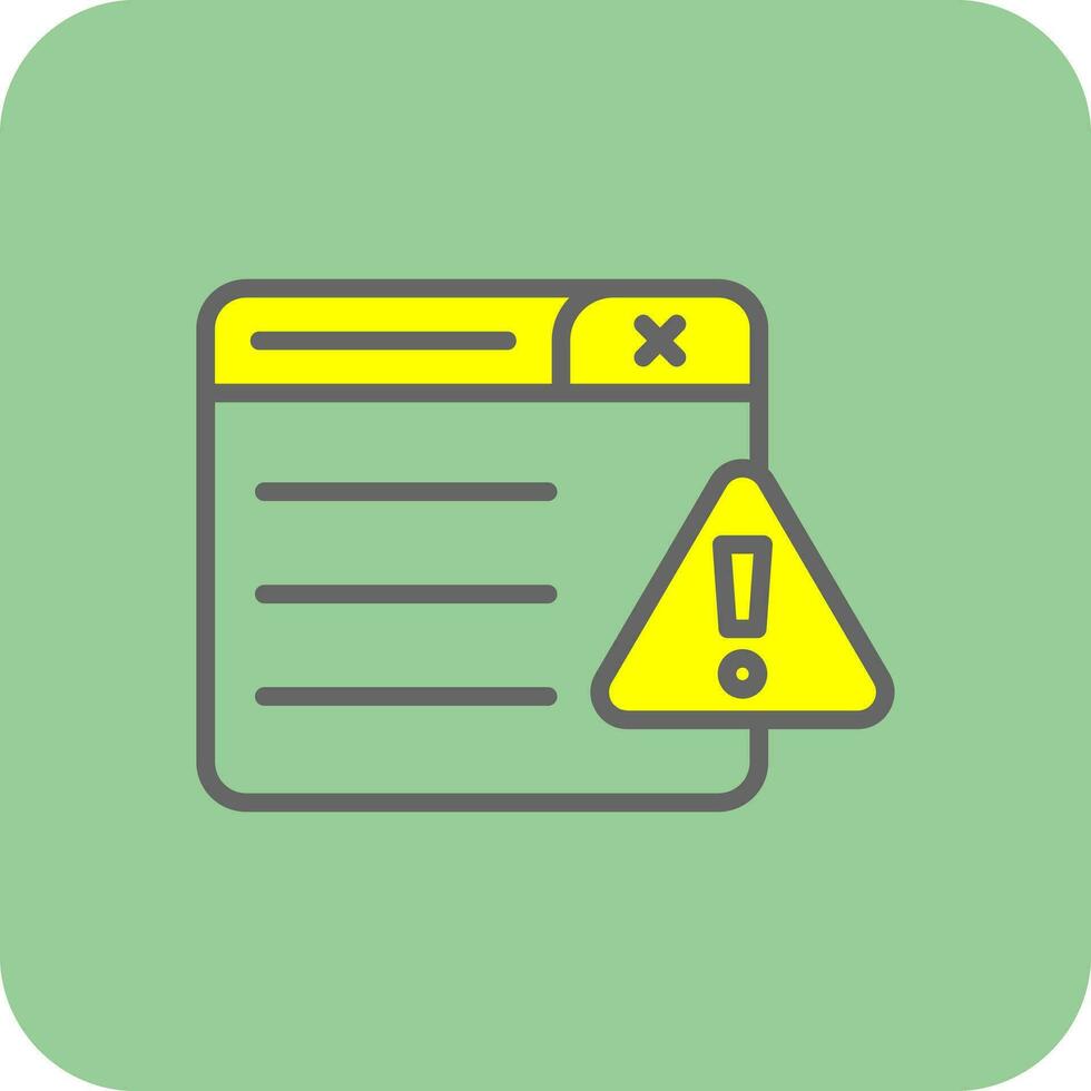 Warning Vector Icon Design