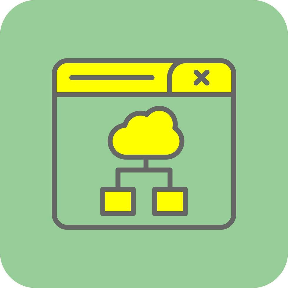 Cloud Computing Vector Icon Design