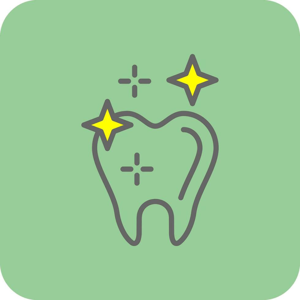 Healthy Tooth Vector Icon Design