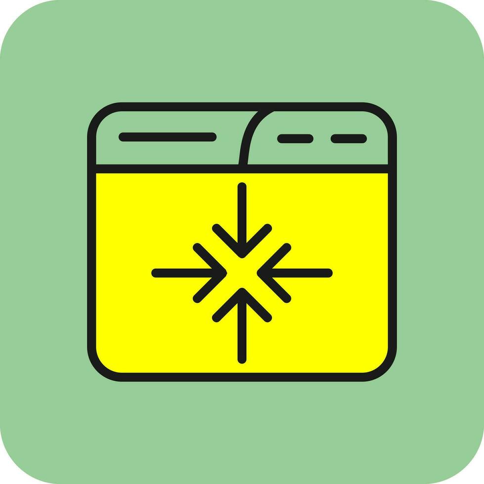 Minimize Vector Icon Design