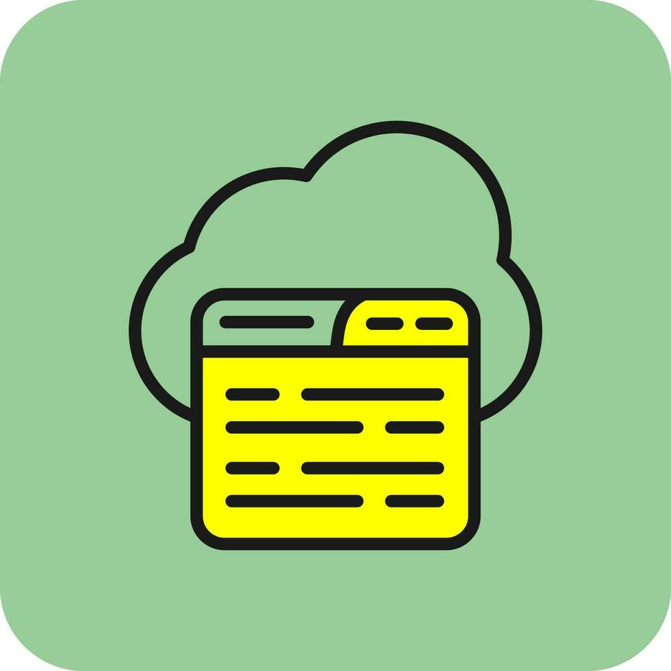 Cloud Vector Icon Design