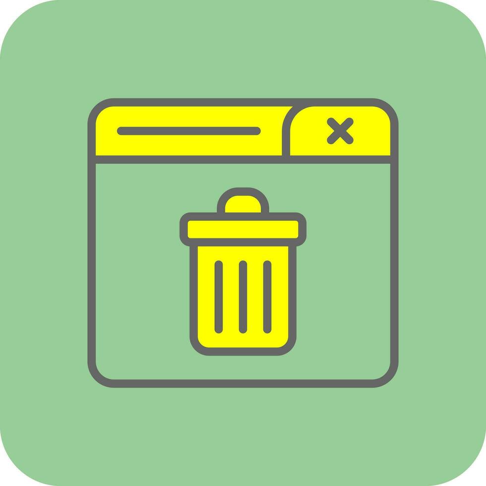 Trash Can Vector Icon Design