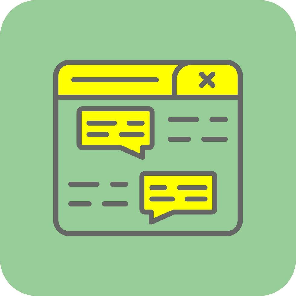 Messaging Vector Icon Design