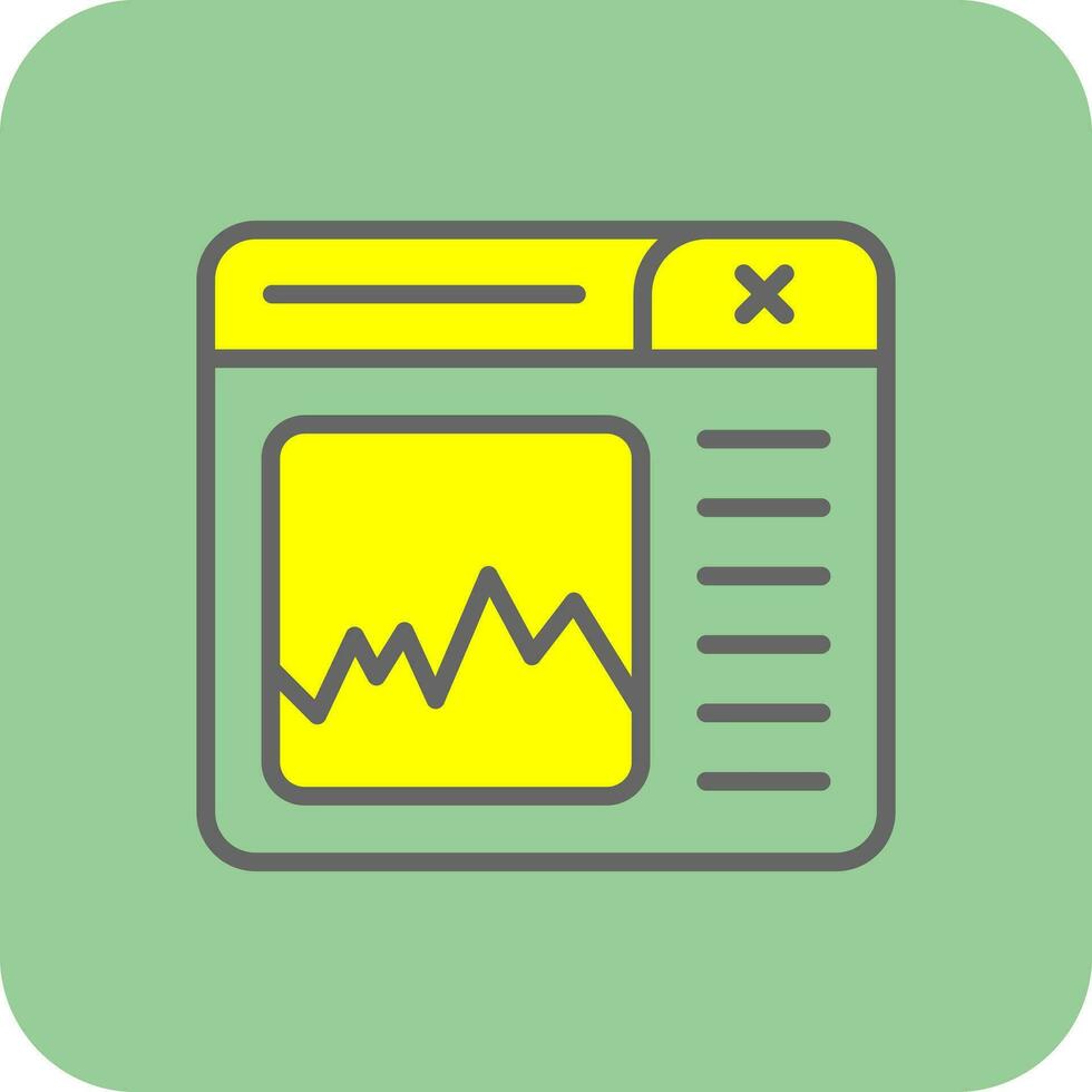 Graph Vector Icon Design