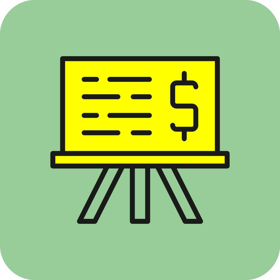 Presentation Vector Icon Design