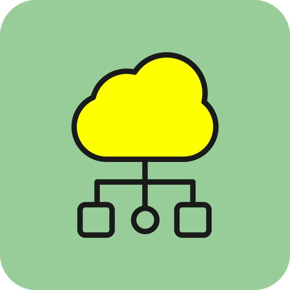 Cloud Computing Vector Icon Design