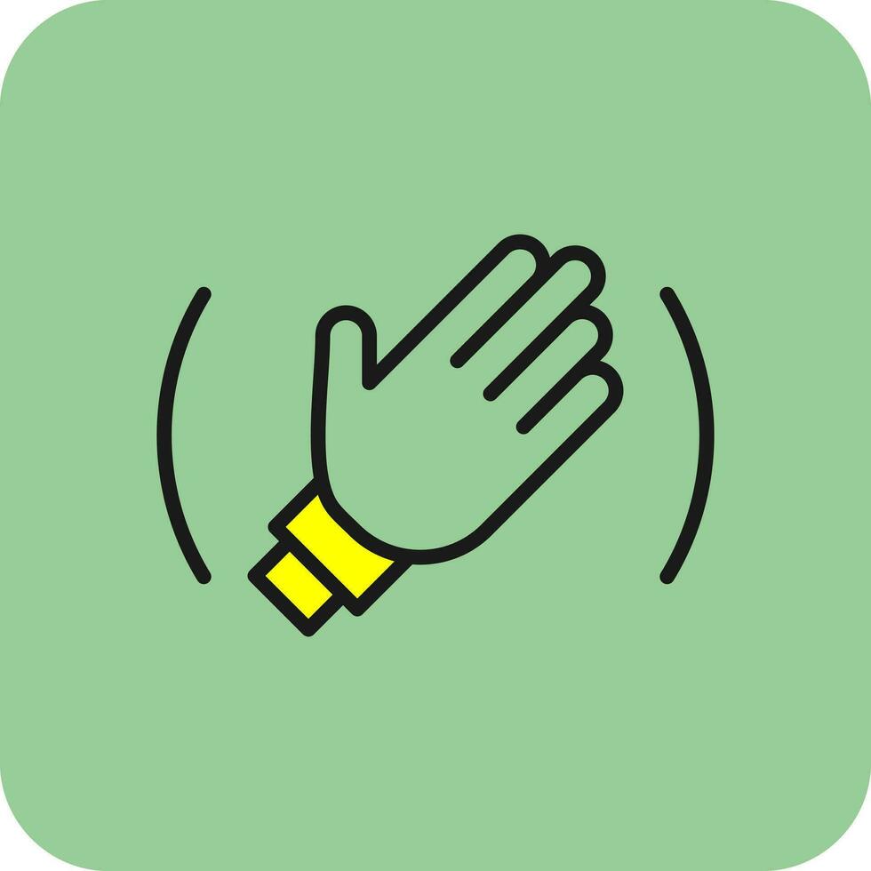 Goodbye Vector Icon Design