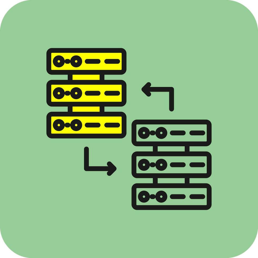 diseño de icono de vector de base de datos