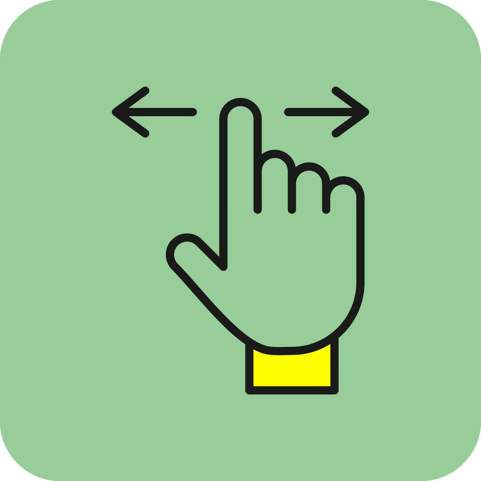 Swipe Vector Icon Design