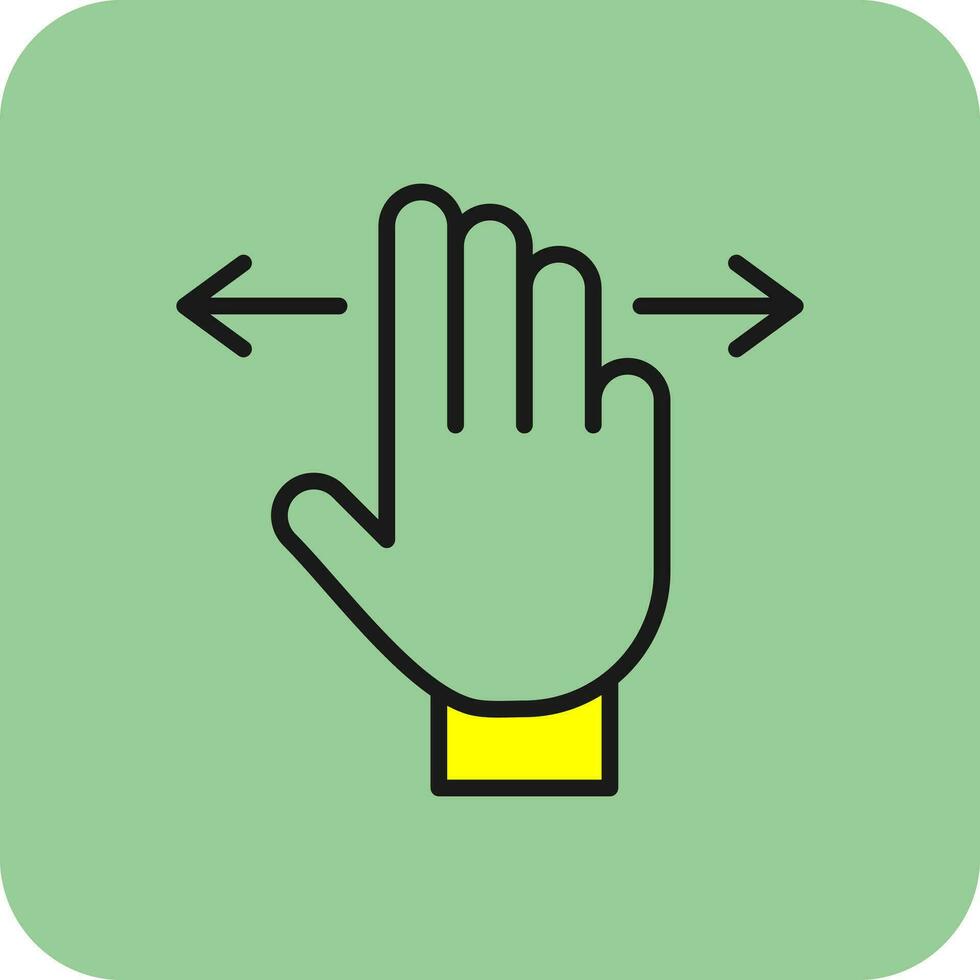 Swipe Vector Icon Design