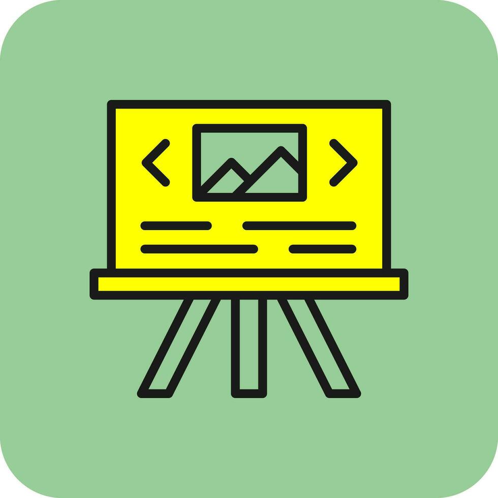 Slide Show Vector Icon Design