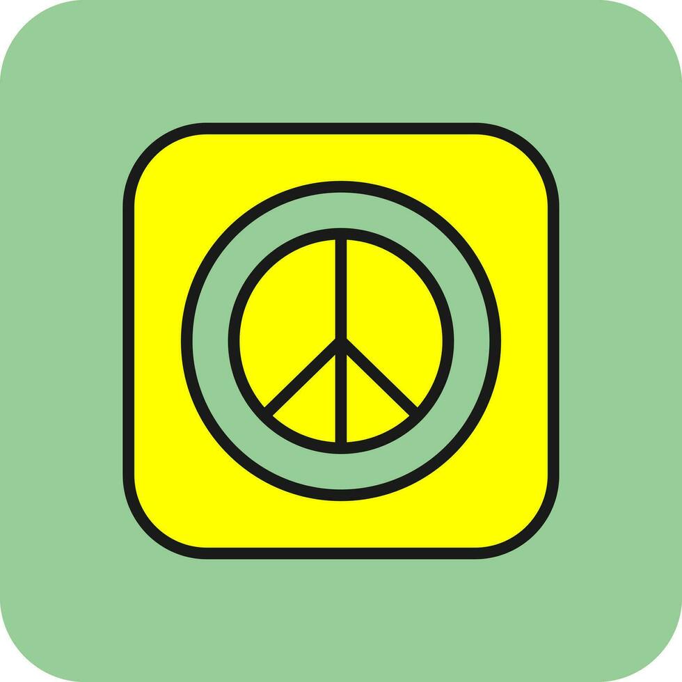 Peace Sign Vector Icon Design