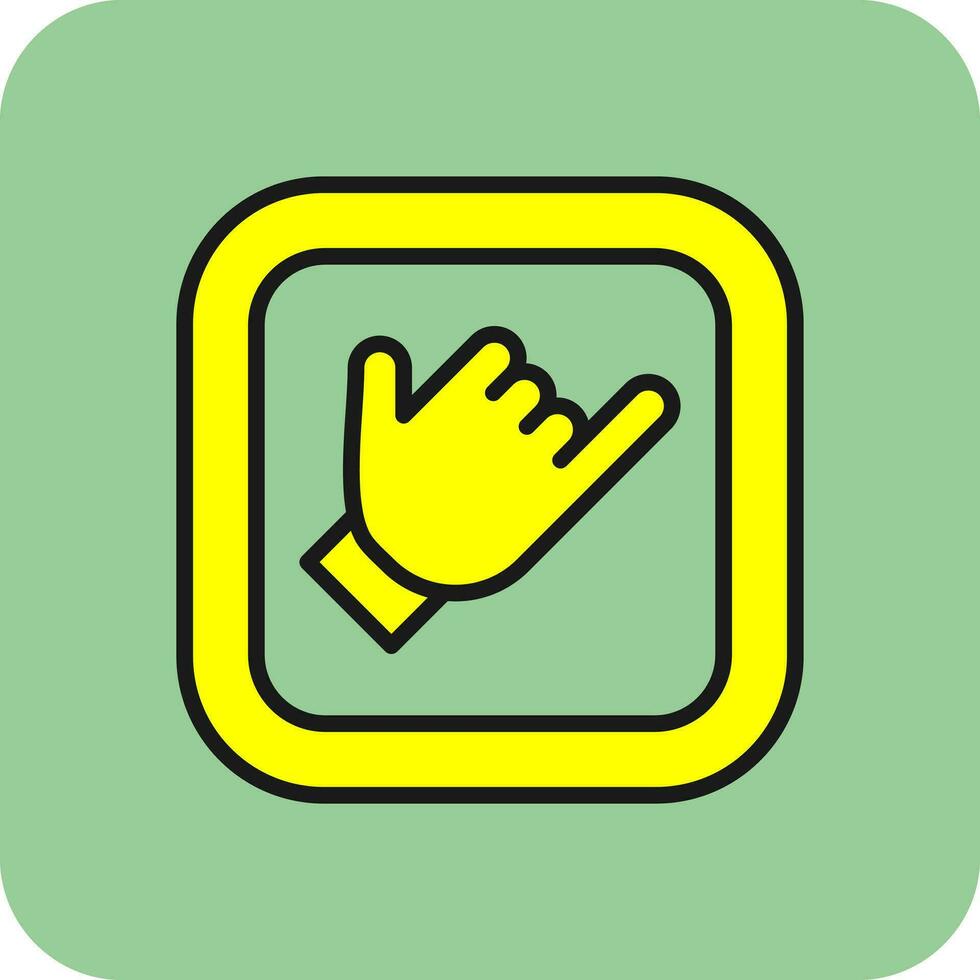 Little Finger Vector Icon Design