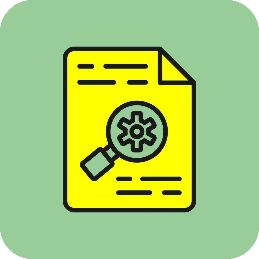 Analysis Vector Icon Design