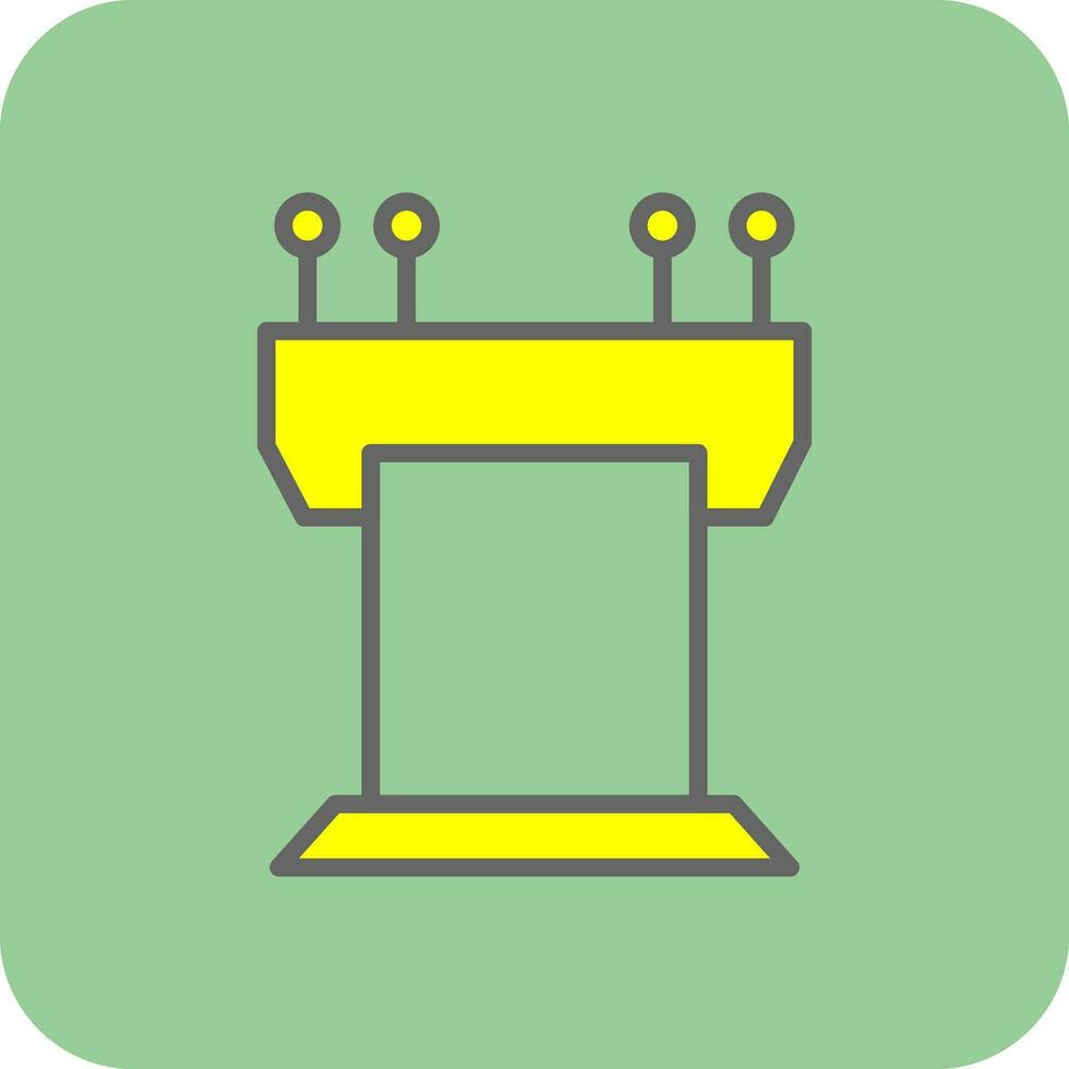 Podium Vector Icon Design