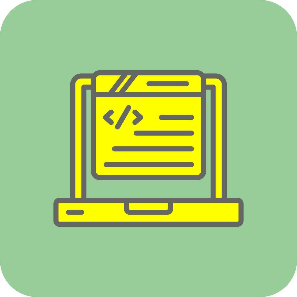 codificación vector icono diseño