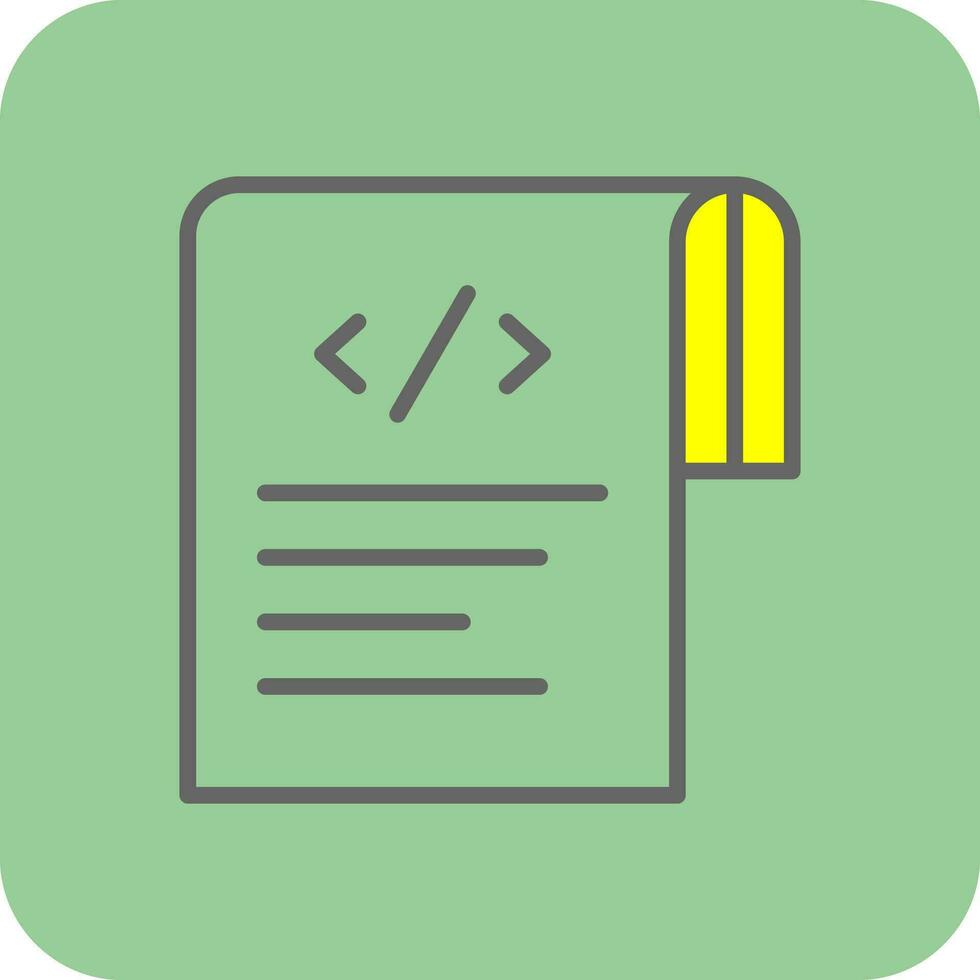 Coding Vector Icon Design