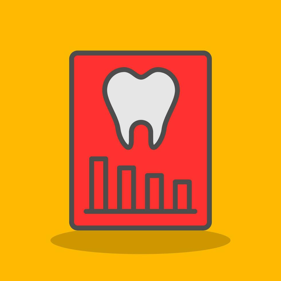 Dental Record Vector Icon Design