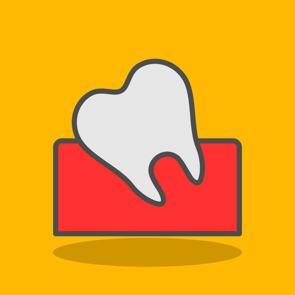Wisdom Tooth Vector Icon Design