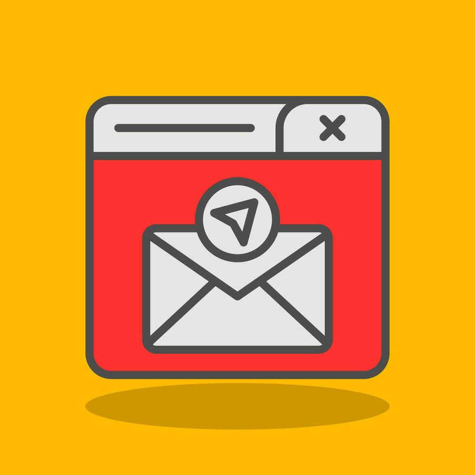 Send Mail Vector Icon Design