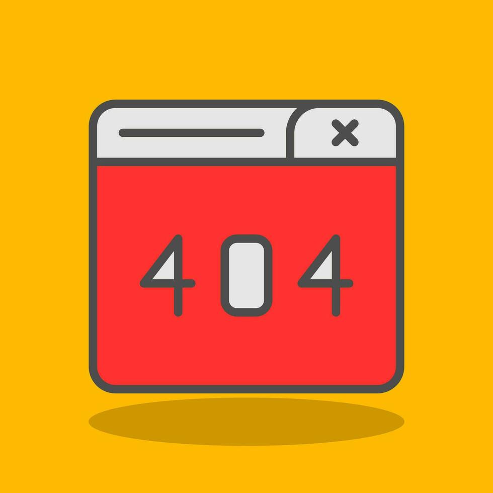 404 Error Vector Icon Design