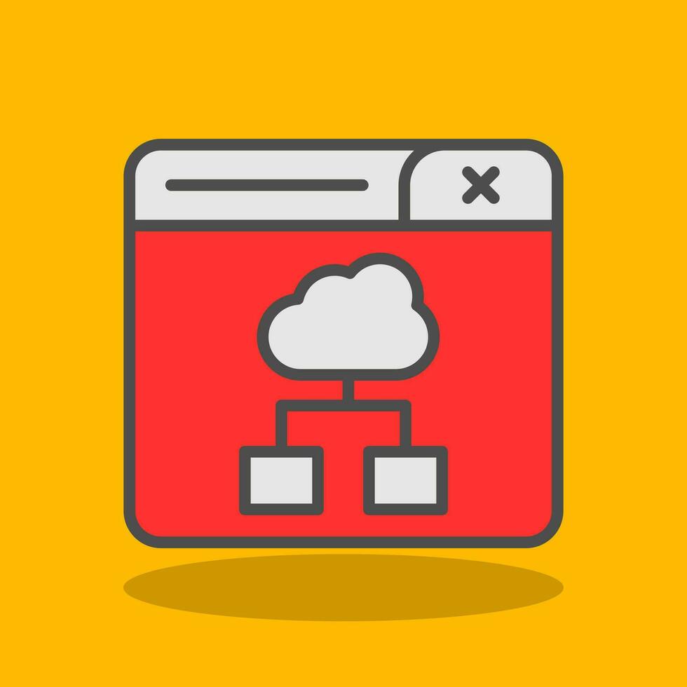Cloud Computing Vector Icon Design