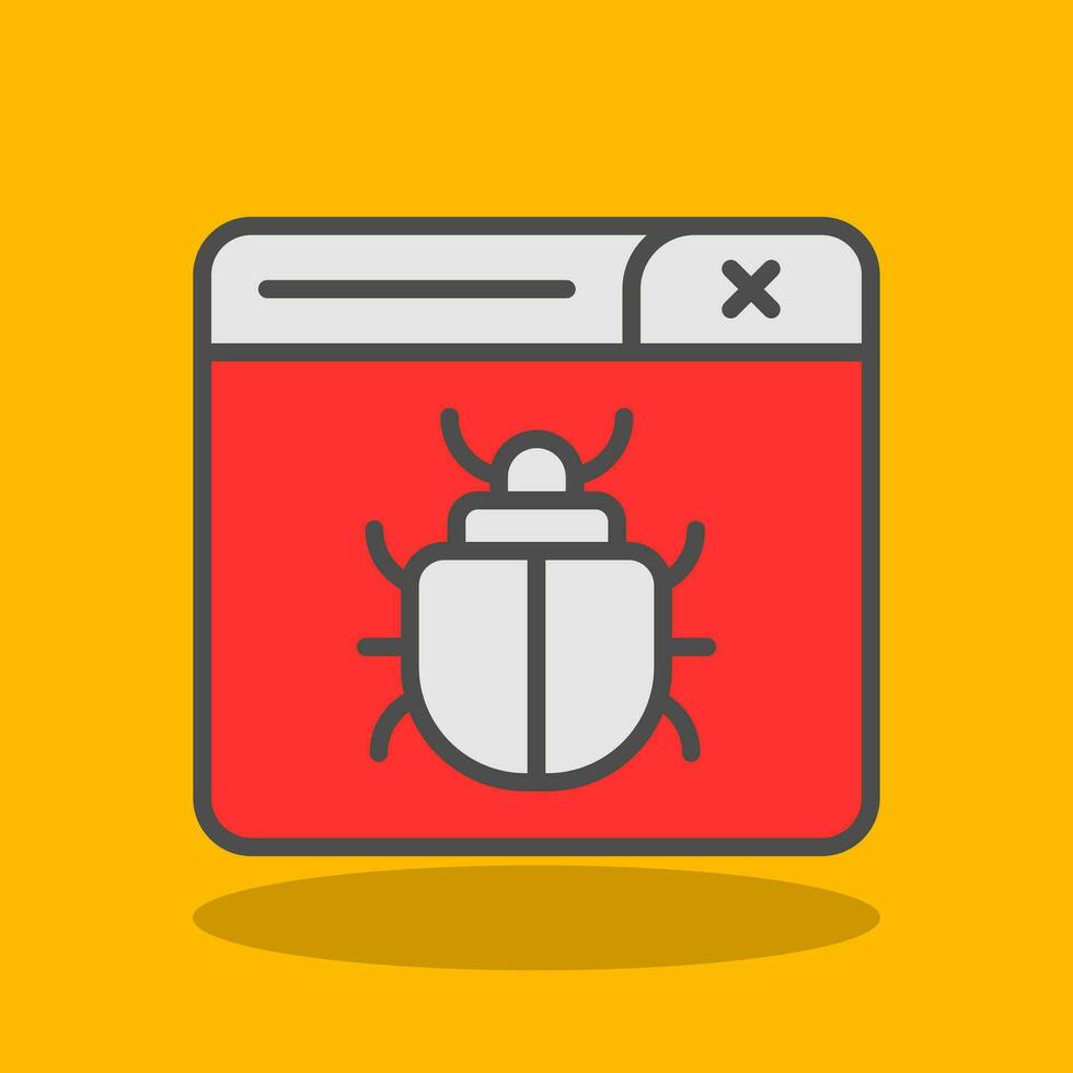 Bug Vector Icon Design