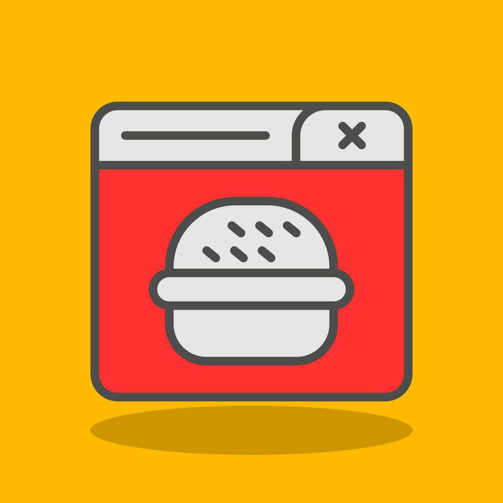 Fast Food Vector Icon Design