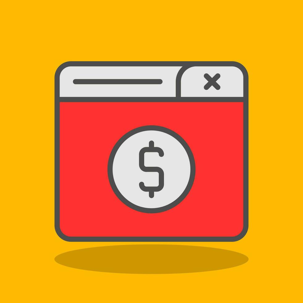 Online Payment Vector Icon Design