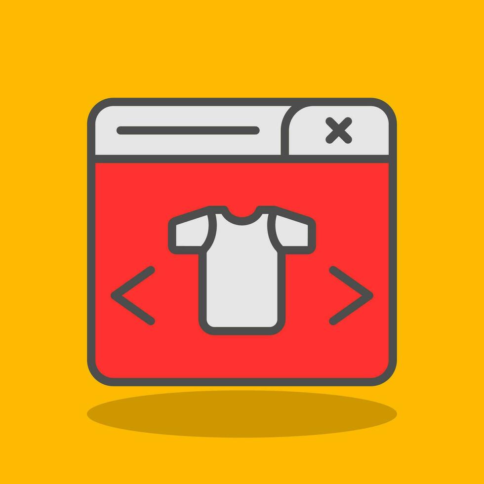 Clothing Store Vector Icon Design
