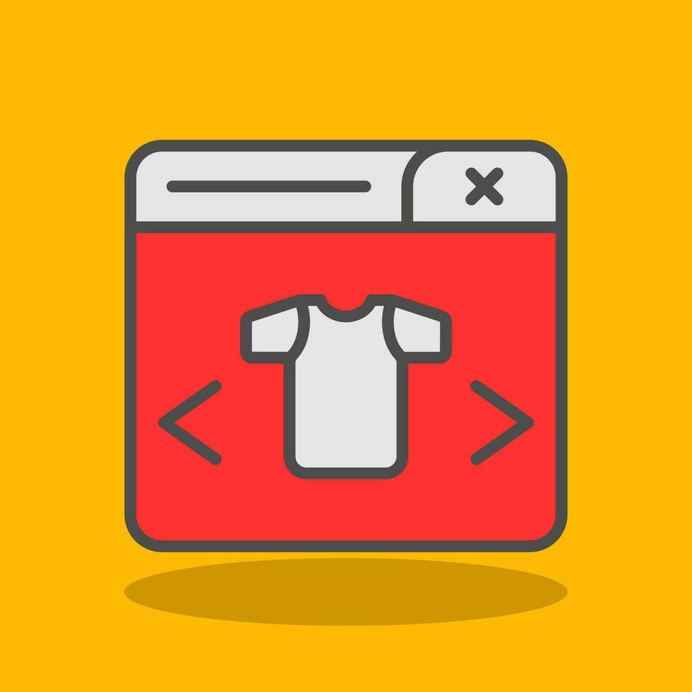 Clothing Store Vector Icon Design