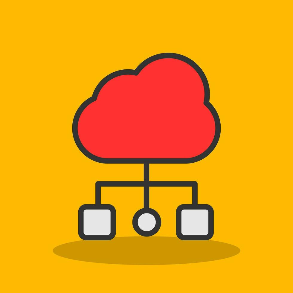 Cloud Computing Vector Icon Design