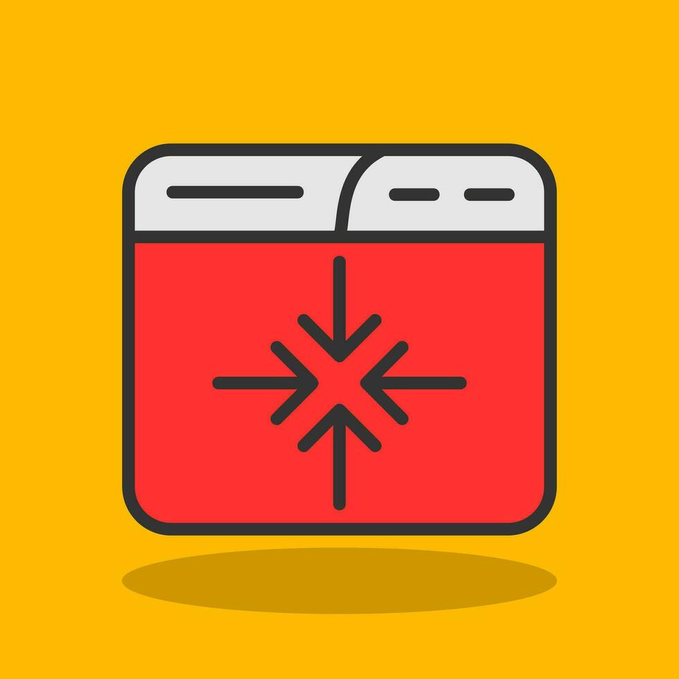 Minimize Vector Icon Design